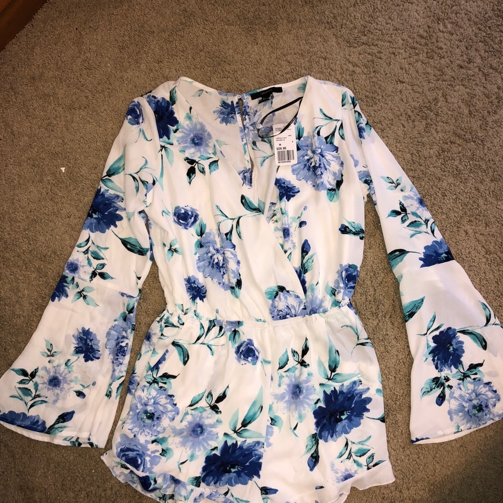 F21 floral romper